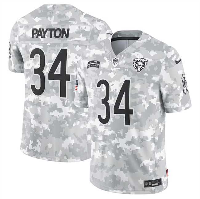 Men's Chicago Bears #34 Walter Payton 2024 Arctic Camo Salute To Service Limited Stitched Jersey Dyin,We sell and wholesale Men's Chicago Bears #34 Walter Payton 2024 Arctic Camo Salute To Service Limited Stitched Jersey Dyin on line form chian!
